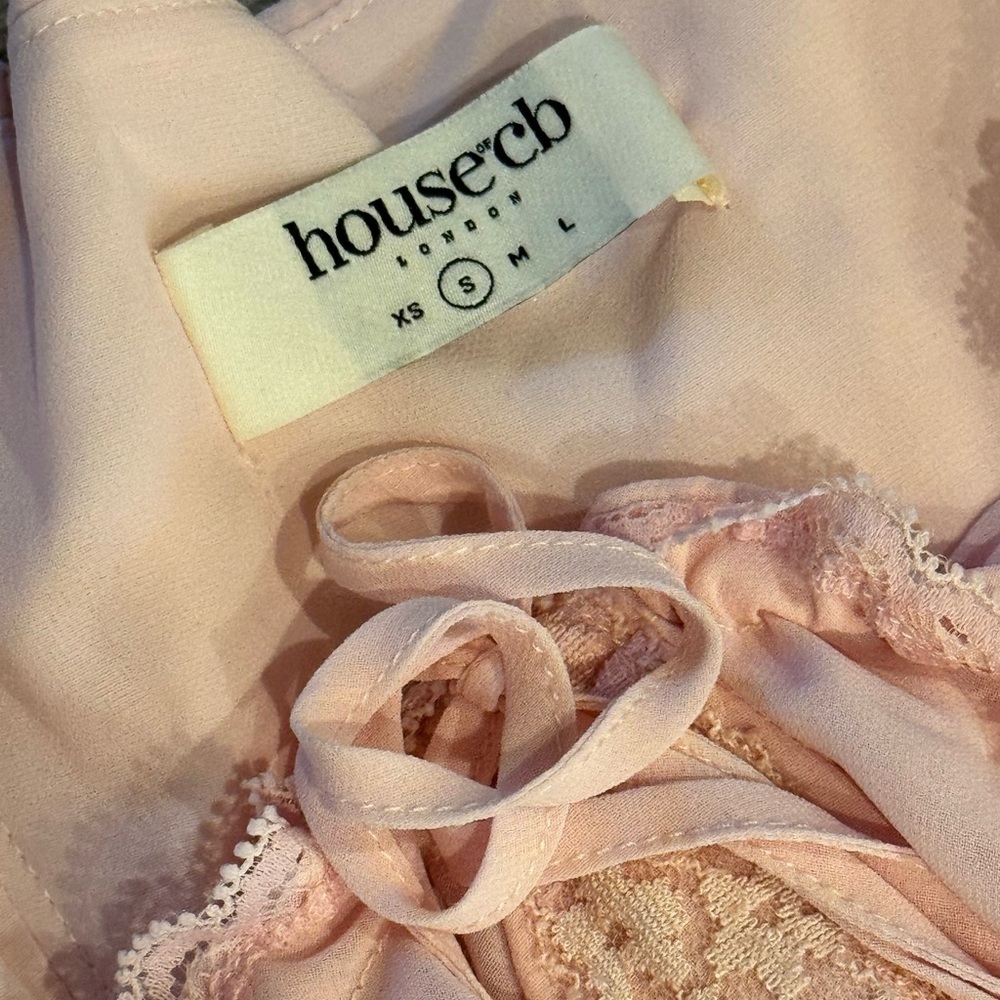 House of CB Syrah Peach dress size S - Picture 5 of 5